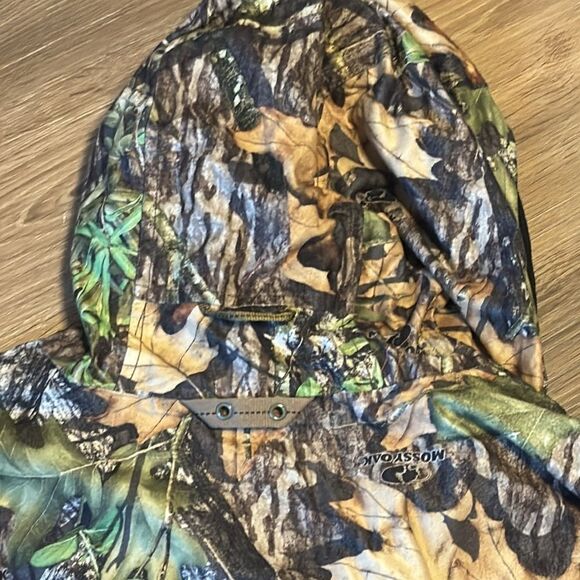 Vtg mossy oak raintaimer II jacket in camo size XL in forest floor hooded - Picture 10 of 11